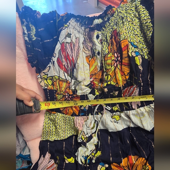 Vibrant Floral Maxi Dress By Anthrophologie (B1) - Picture 7 of 10